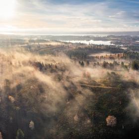 Tåge søhøjlandet